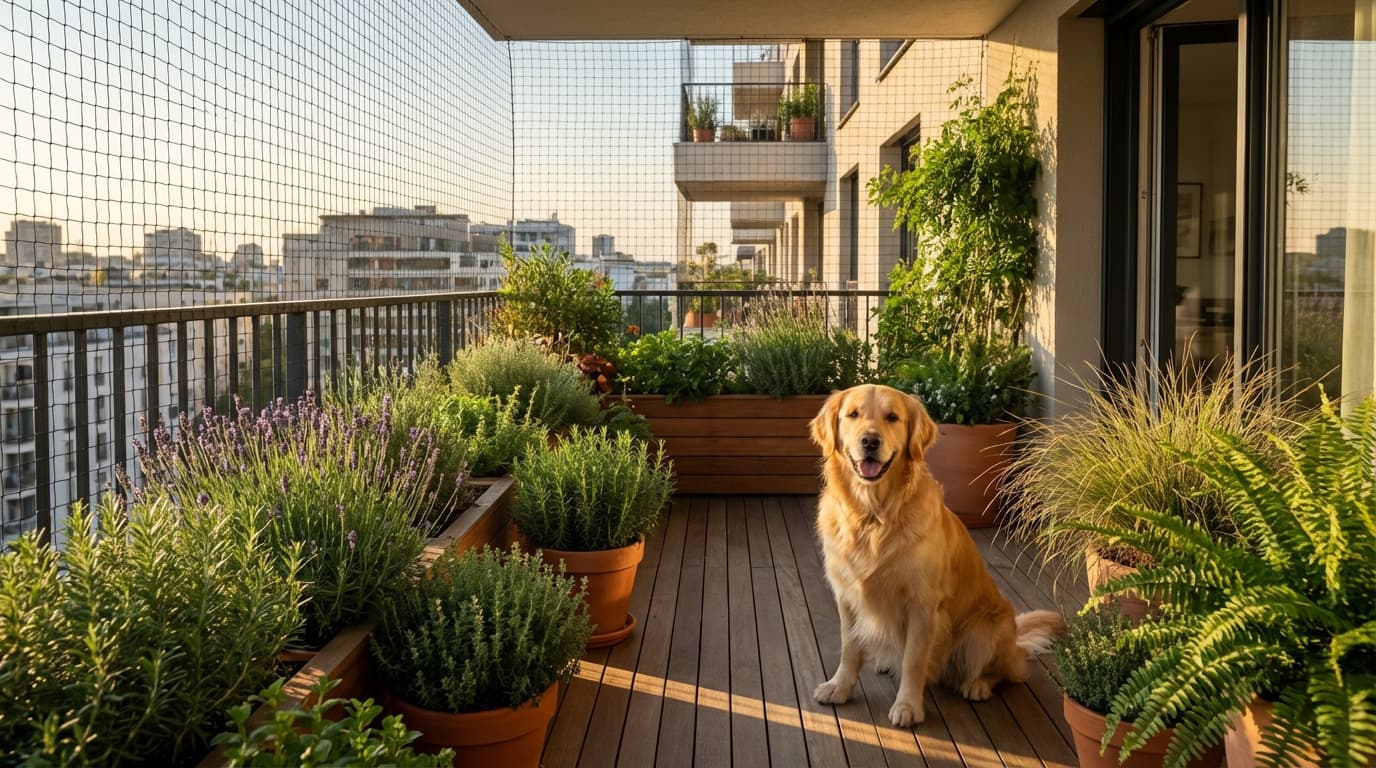 Hundesicherer Balkon: Guide zum urbanen Schnüffelgarten