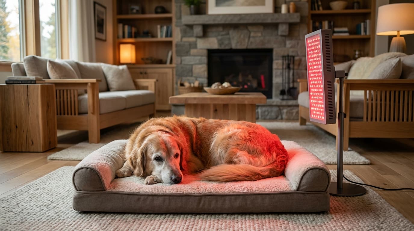 Rotlichttherapie für Hunde: Hilfe bei Arthrose & Spondylose